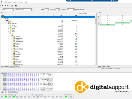 RAID 5 dataredning fra Samsung harddiske