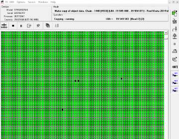 harddisk dataredning fra defekt harddisk  