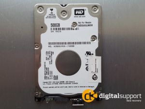 Tabt Western Digital Elements Portable WD5000LMVW dataredning